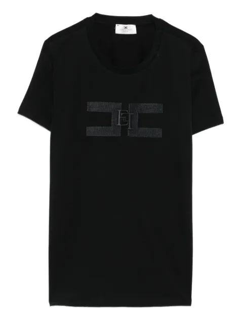 Elisabetta Franchi logo-embroidered T-shirt