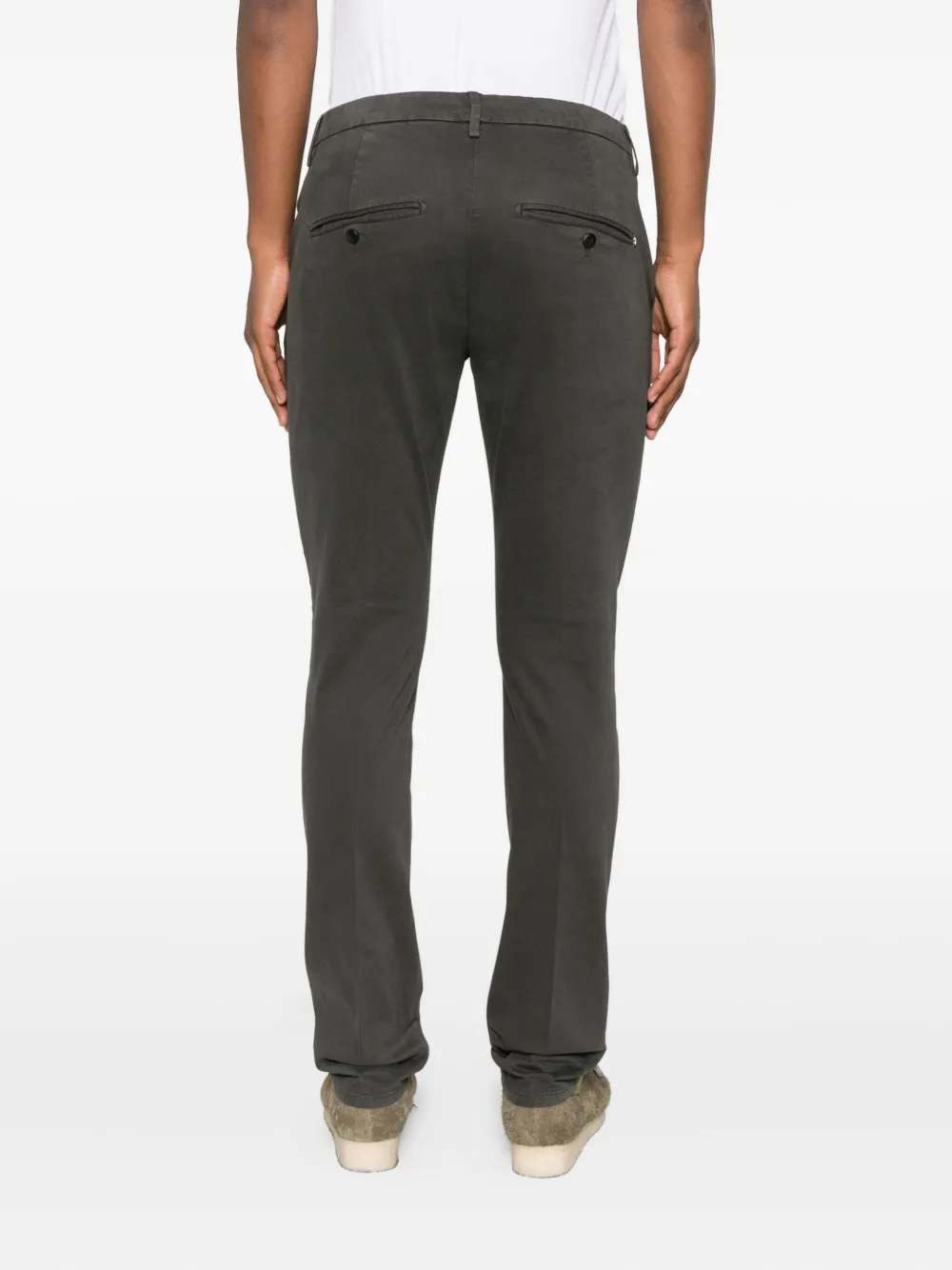 DONDUP Katoenen broek Groen