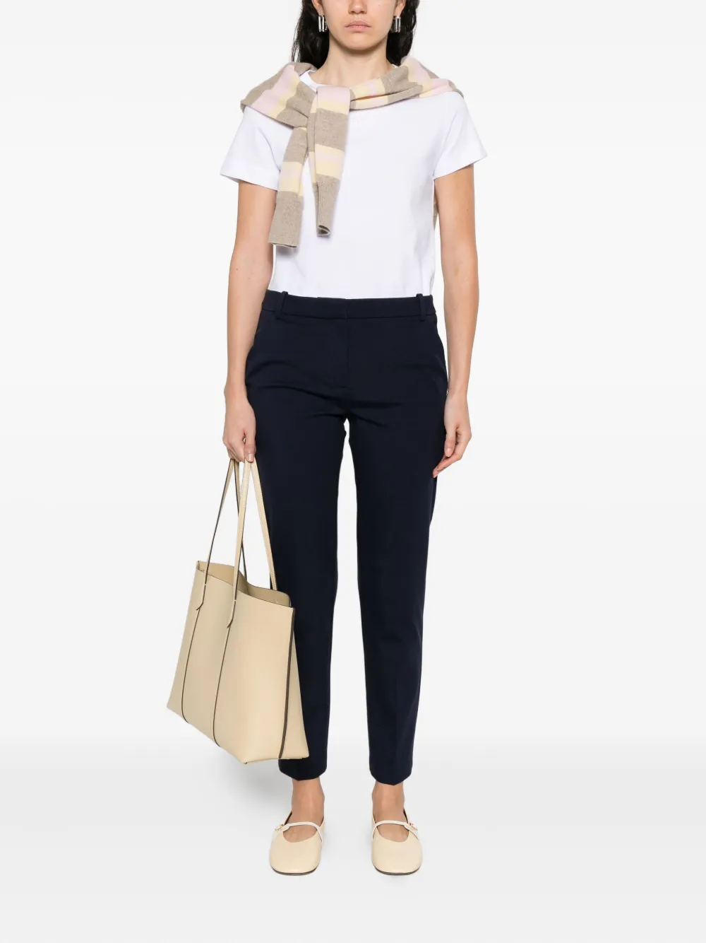 PINKO Broek met zakdetail Blauw