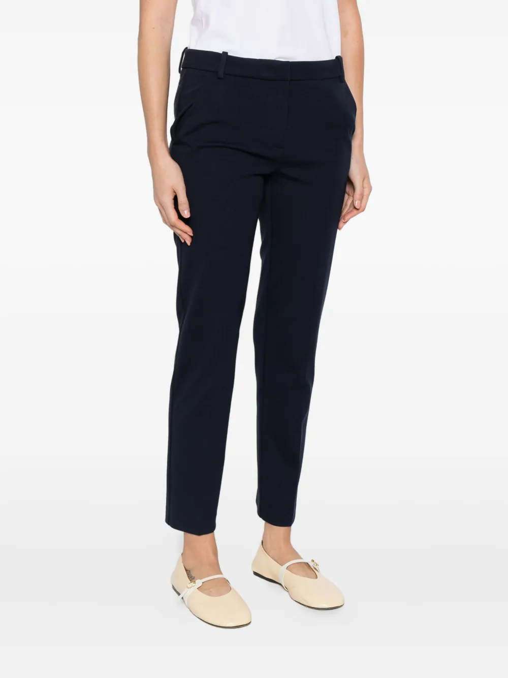 PINKO Broek met zakdetail Blauw