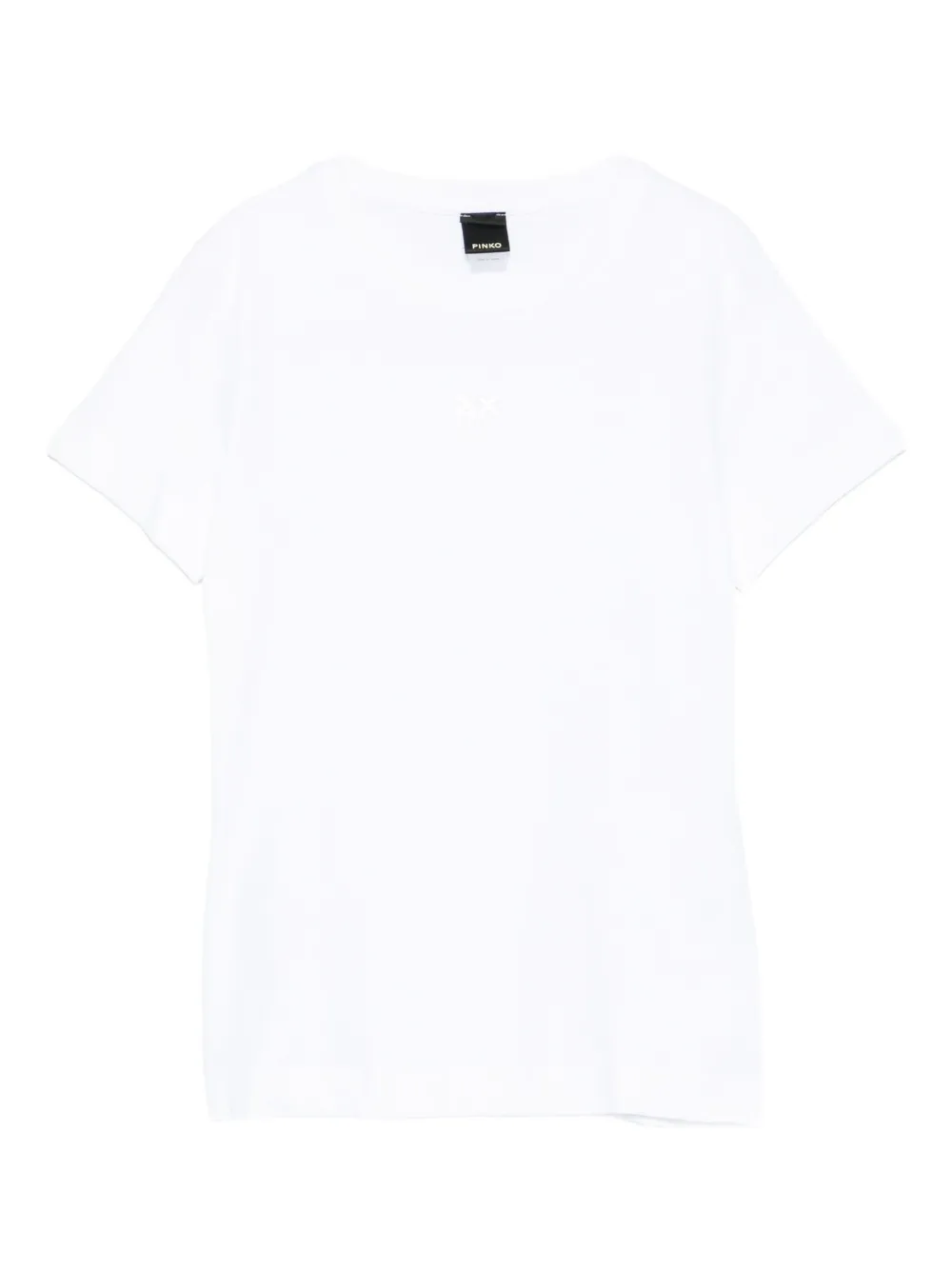 PINKO short-sleeve cotton T-shirt Wit