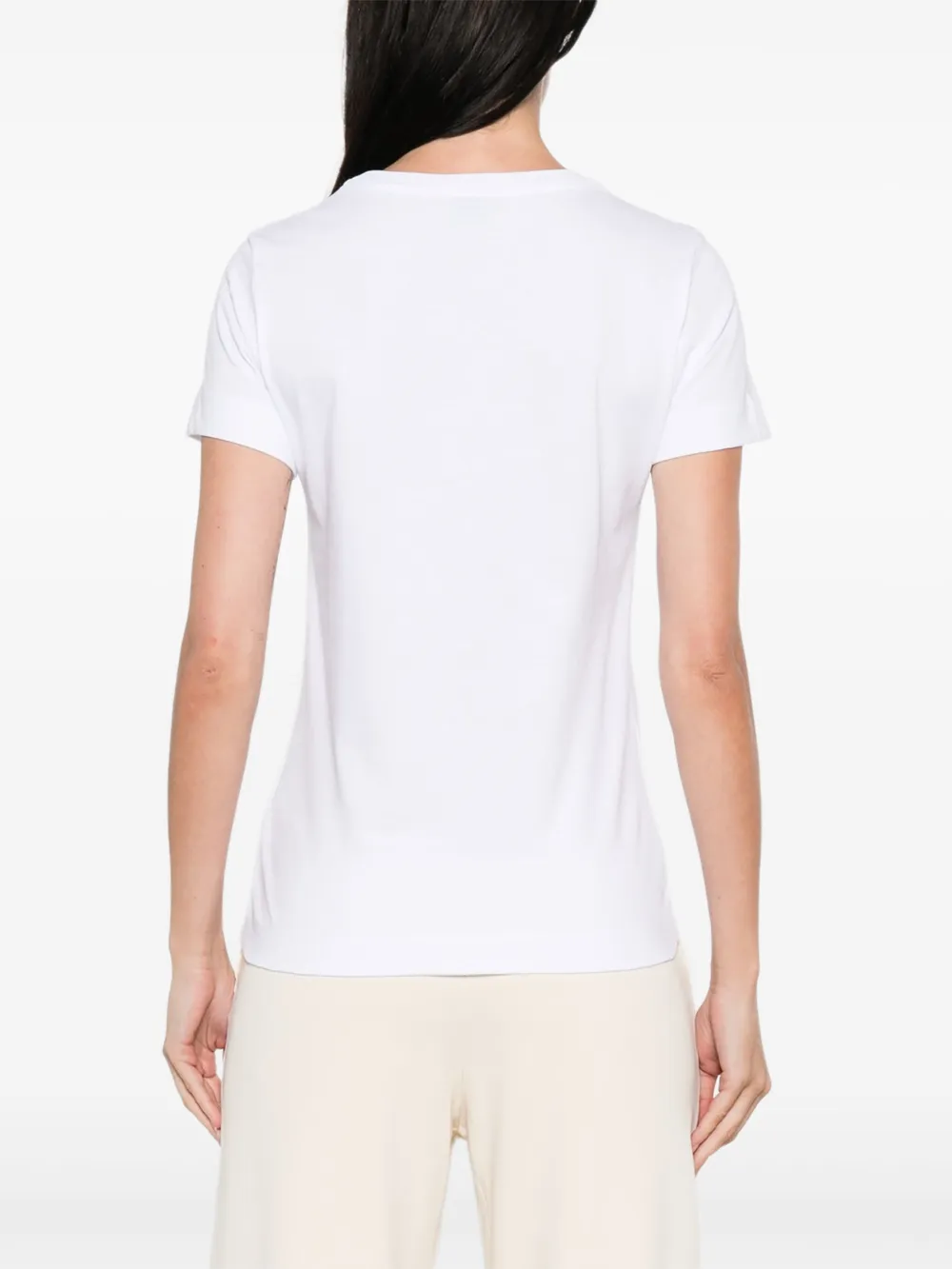 PINKO short-sleeve cotton T-shirt Wit