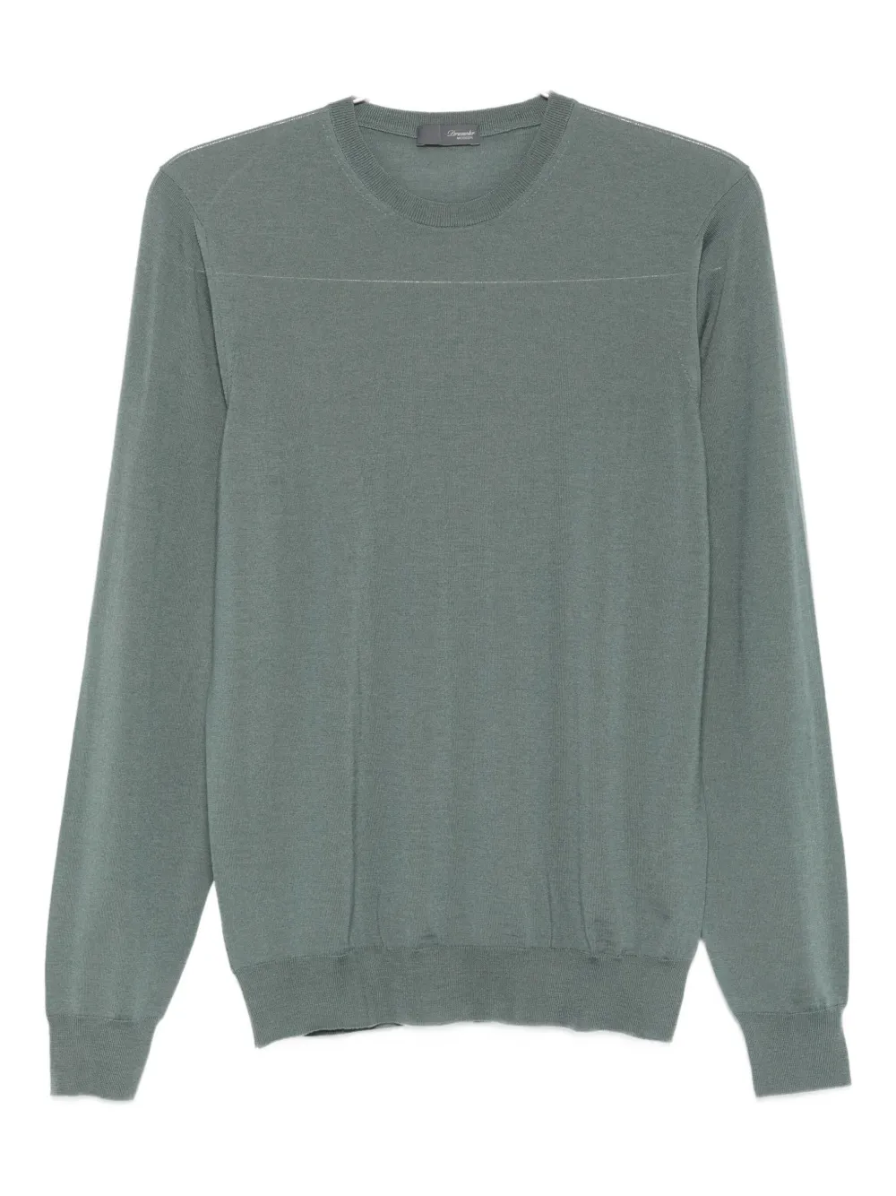 Drumohr crew-neck merino wool sweater Grijs