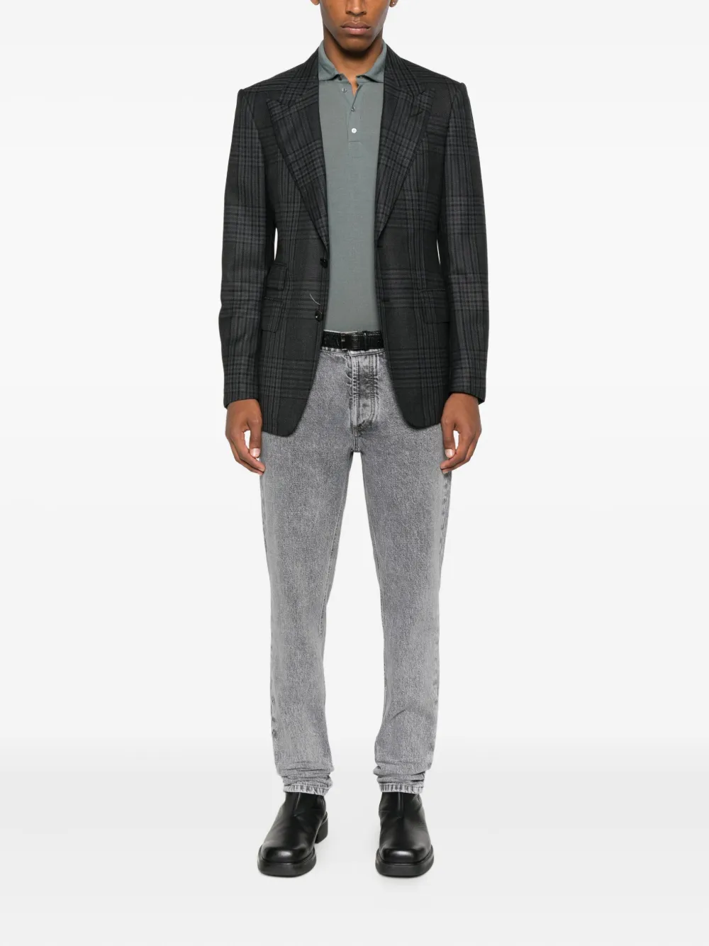 Drumohr long-sleeve polo shirt Grijs