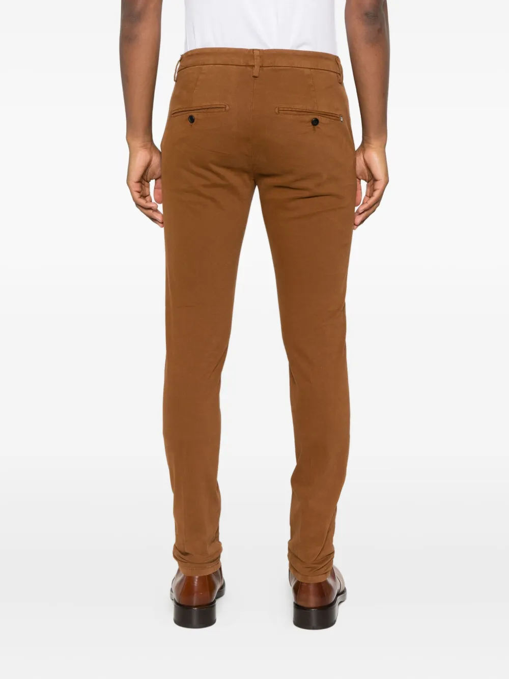 DONDUP Twill broek Bruin