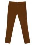 DONDUP cotton twill trousers - Brown