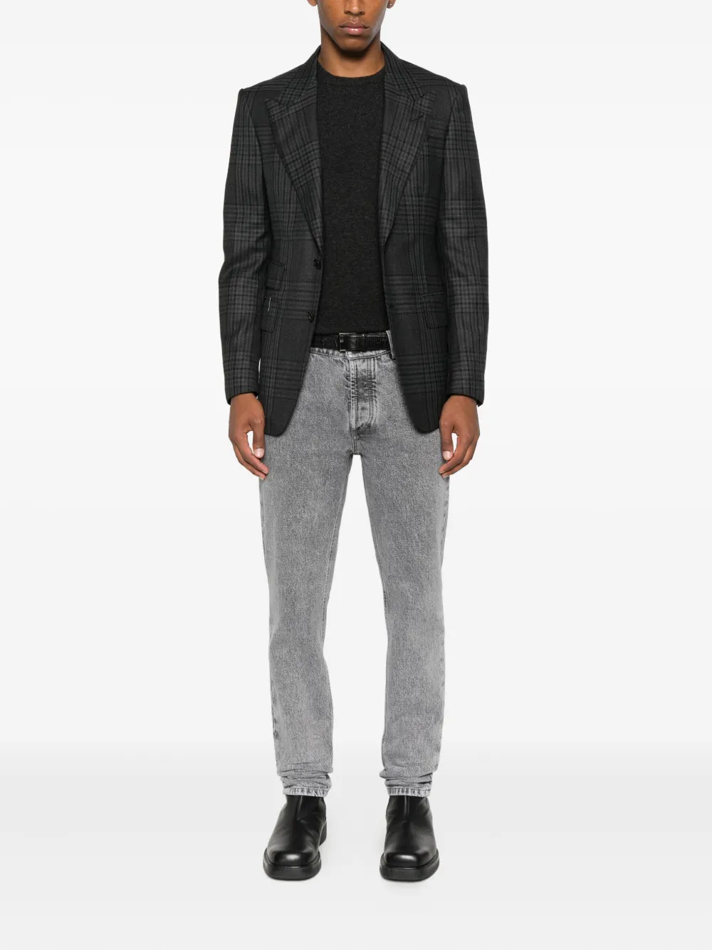 Drumohr cashmere crew-neck sweater Grijs