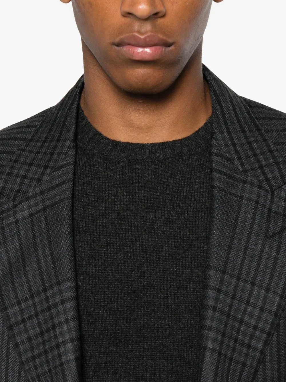 Drumohr cashmere crew-neck sweater Grijs