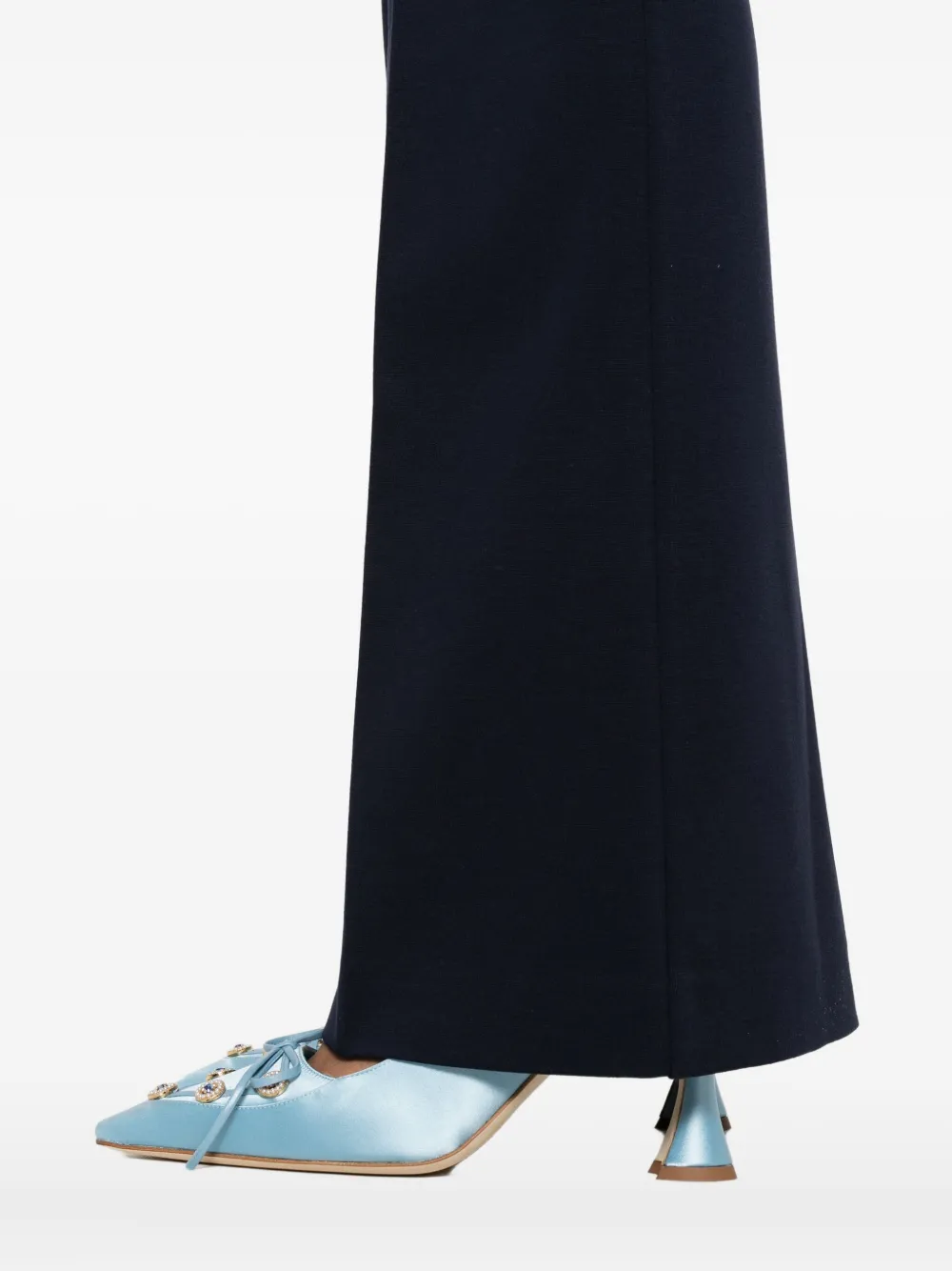 PINKO flared trousers Blauw