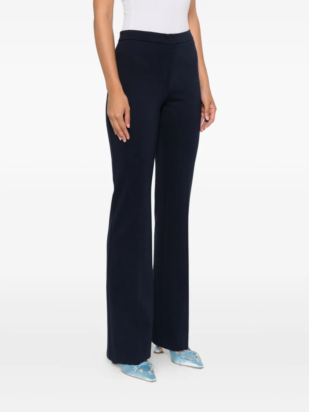 PINKO flared trousers Blauw