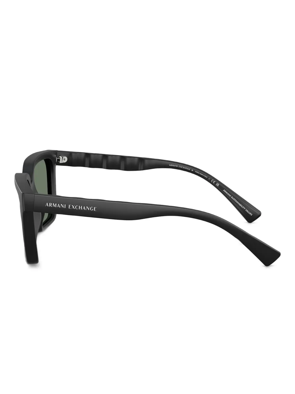  Armani Exchange Square-frame Sunglasses - Black 