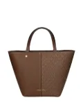 Michael Michael Kors monogram panel tote bag - Brown