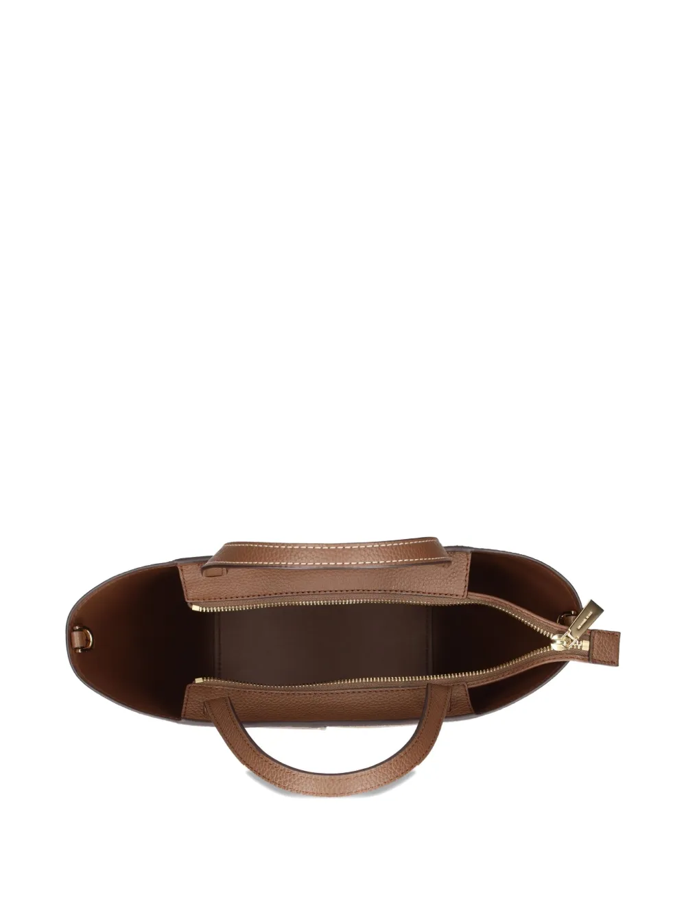 Michael Kors Shopper met monogram en vlak Bruin