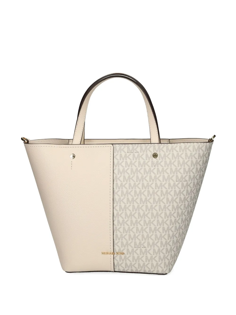 Michael Kors Shopper met monogram en vlak Beige