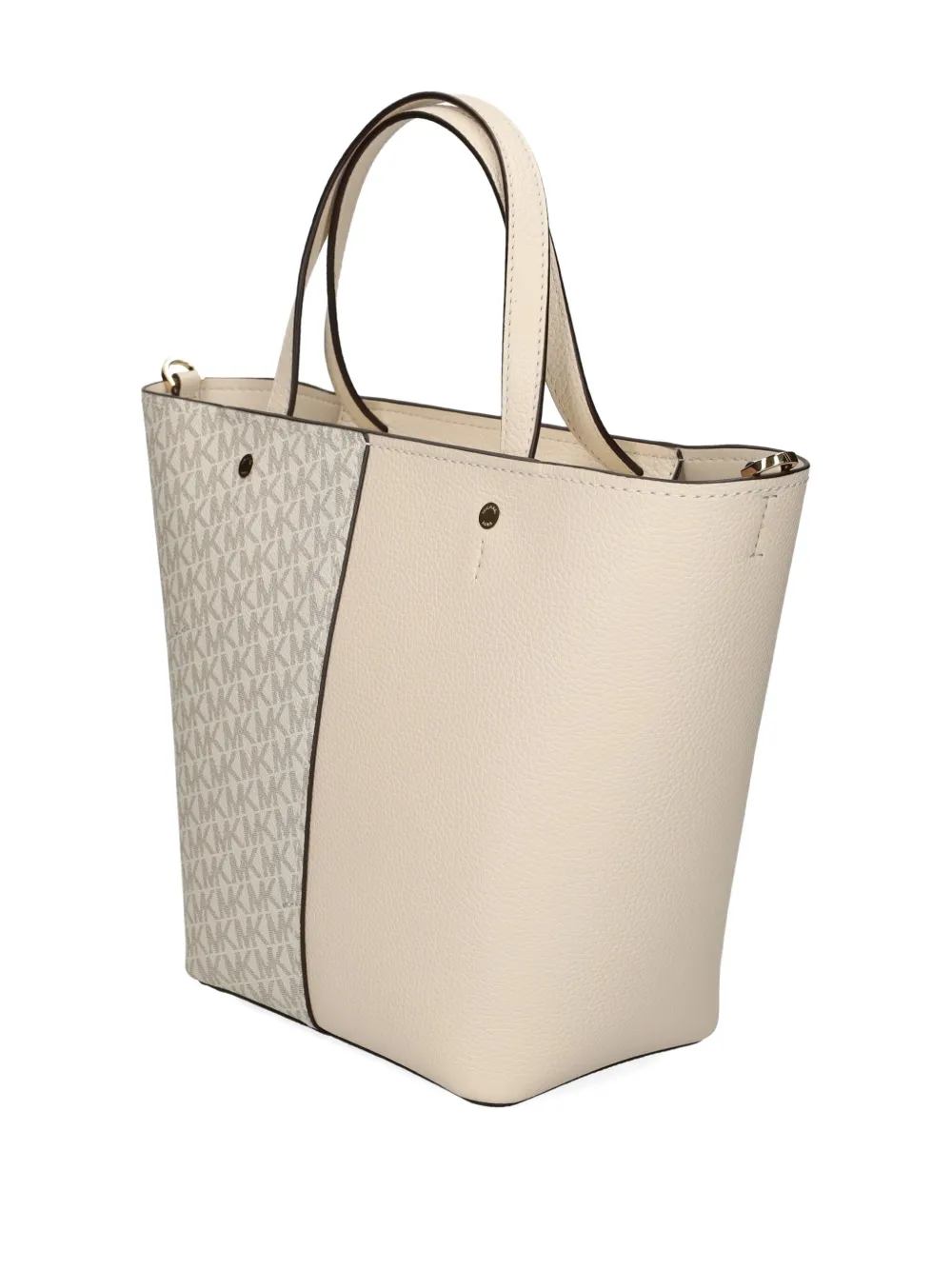 Michael Kors Shopper met monogram en vlak Beige