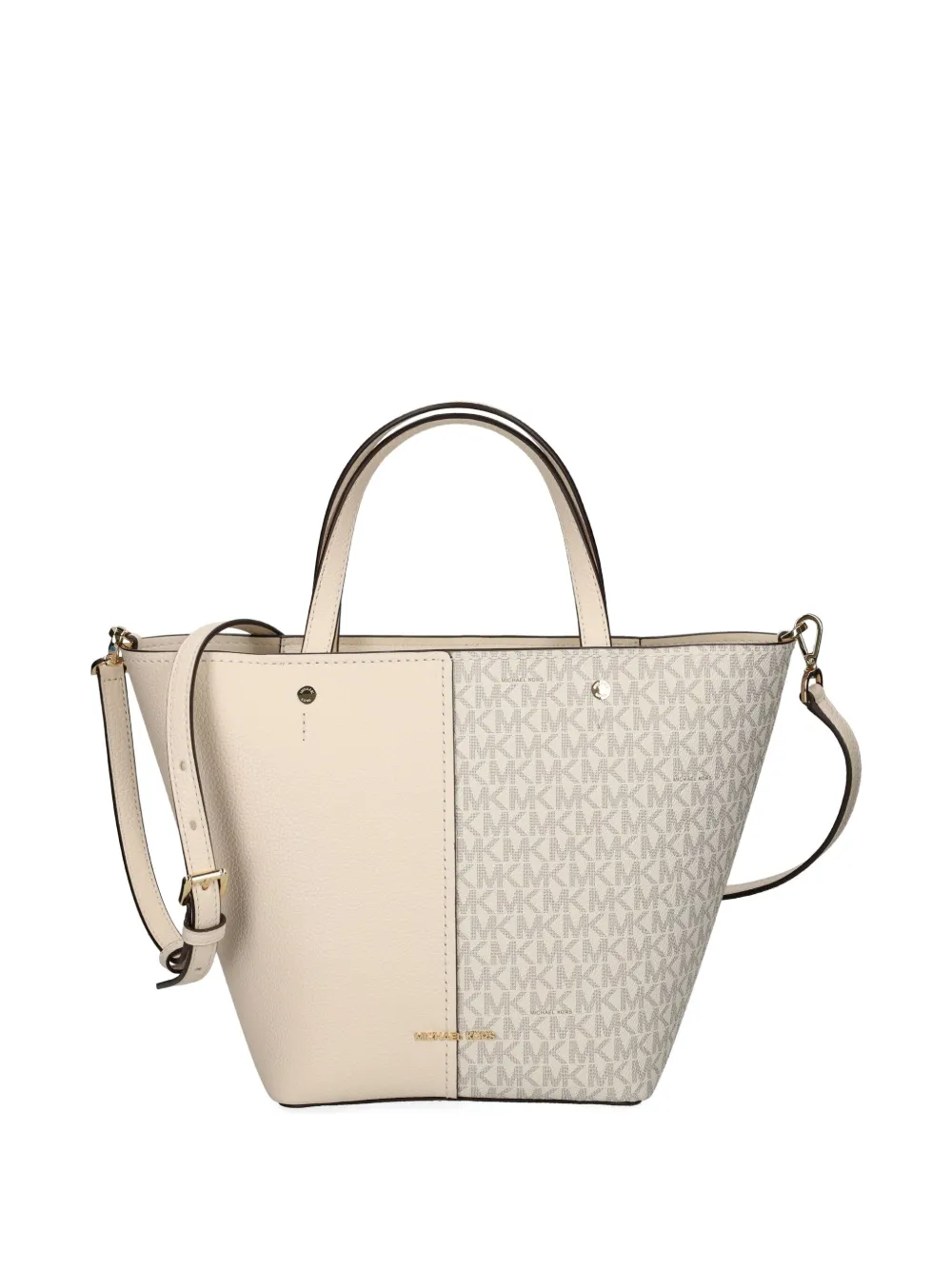 Michael Kors Shopper met monogram en vlak Beige