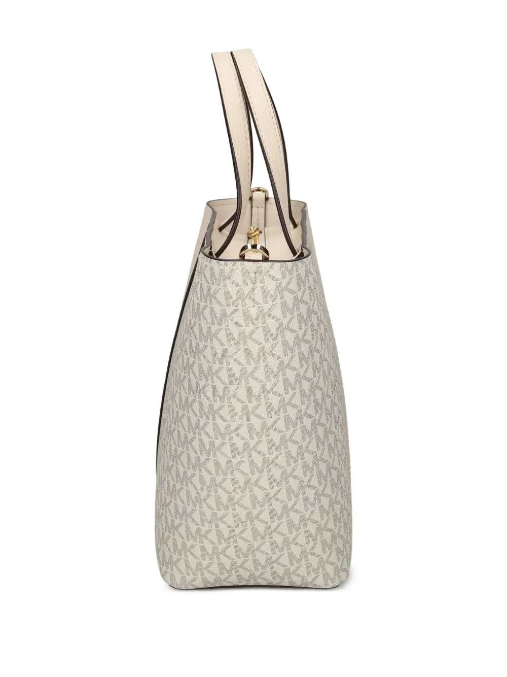 Michael Kors Shopper met monogram en vlak Beige