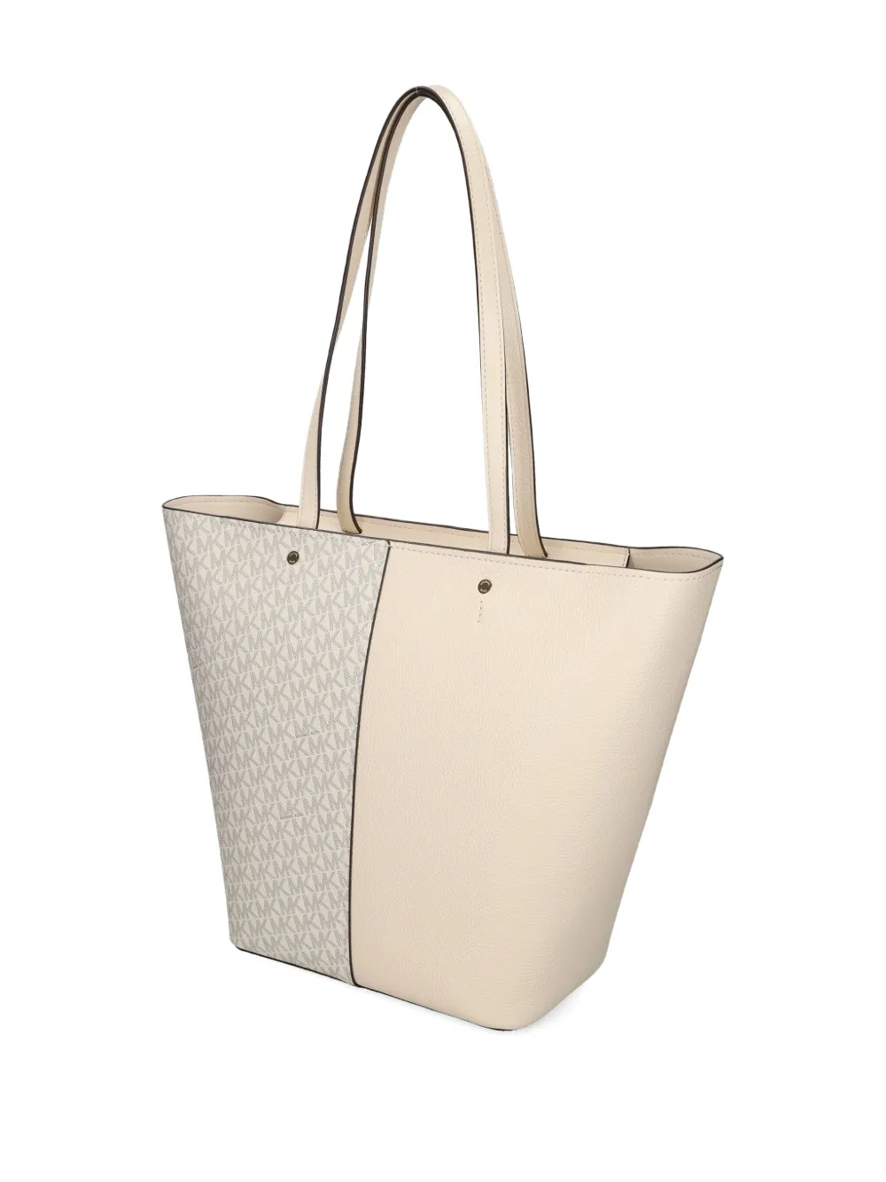 Michael Kors Shopper met monogram en vlak Beige