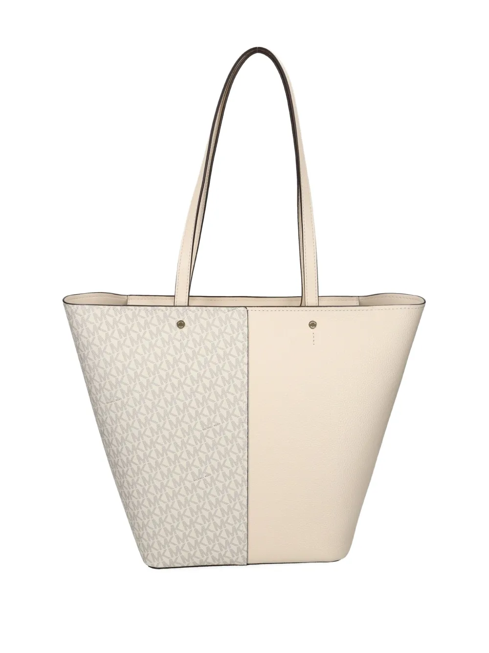 Michael Kors Shopper met monogram en vlak Beige