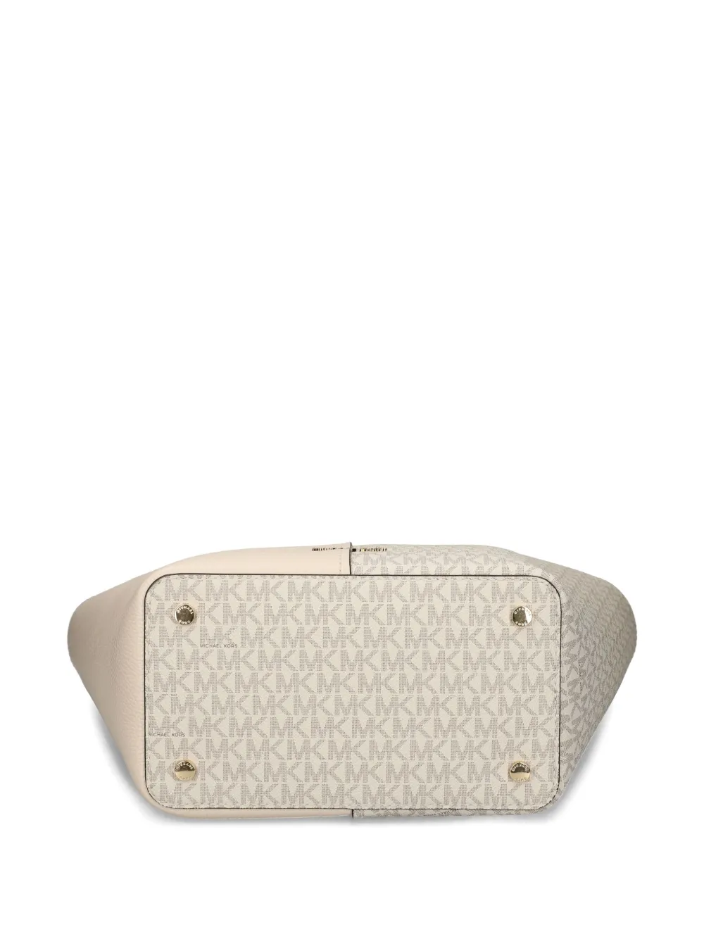 Michael Kors Shopper met monogram en vlak Beige