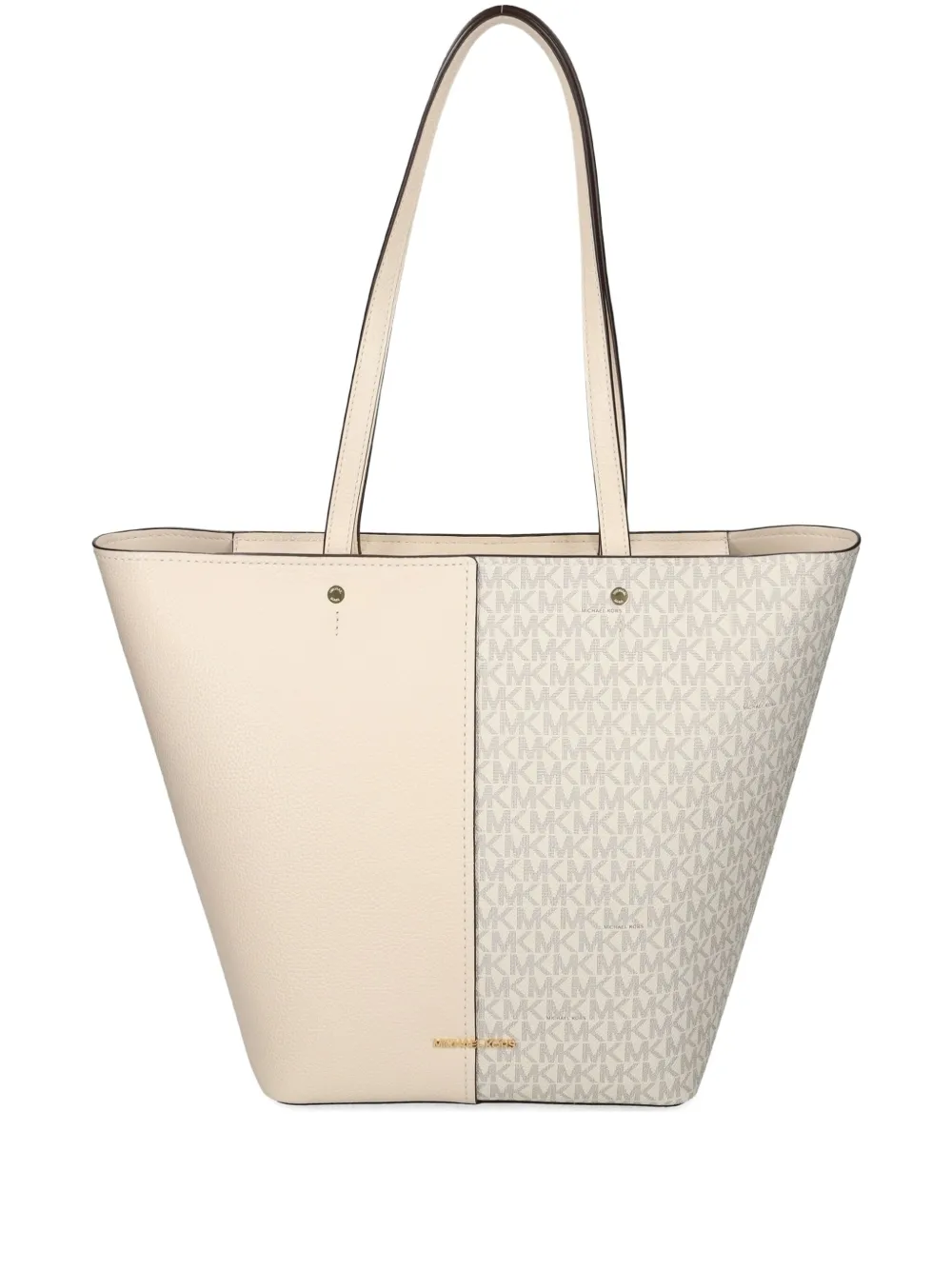 Michael Kors Shopper met monogram en vlak Beige
