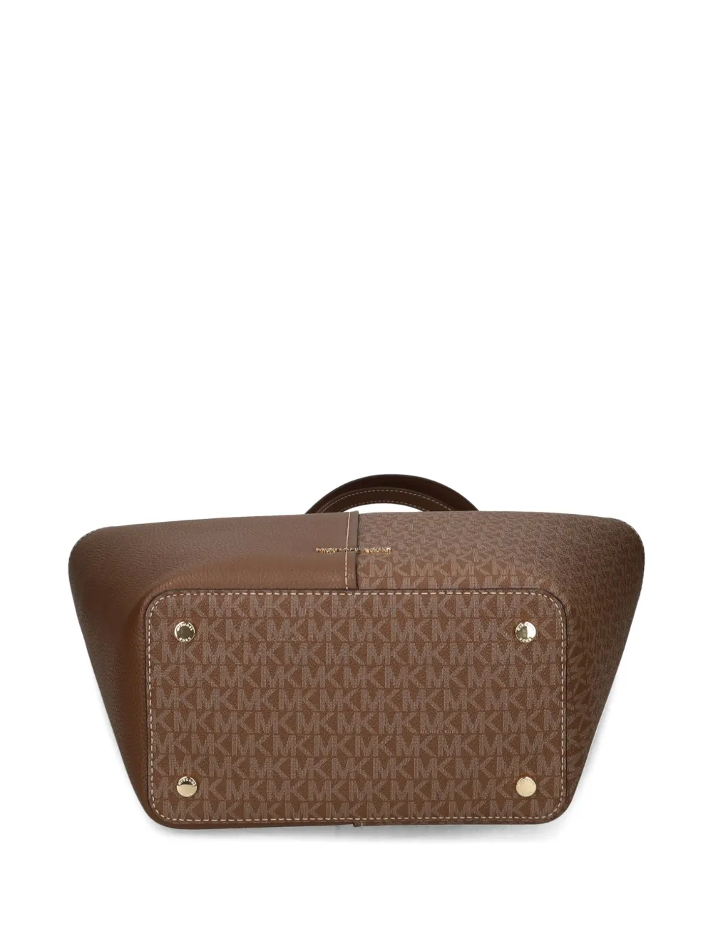 Michael Kors Shopper met monogram en vlak Bruin