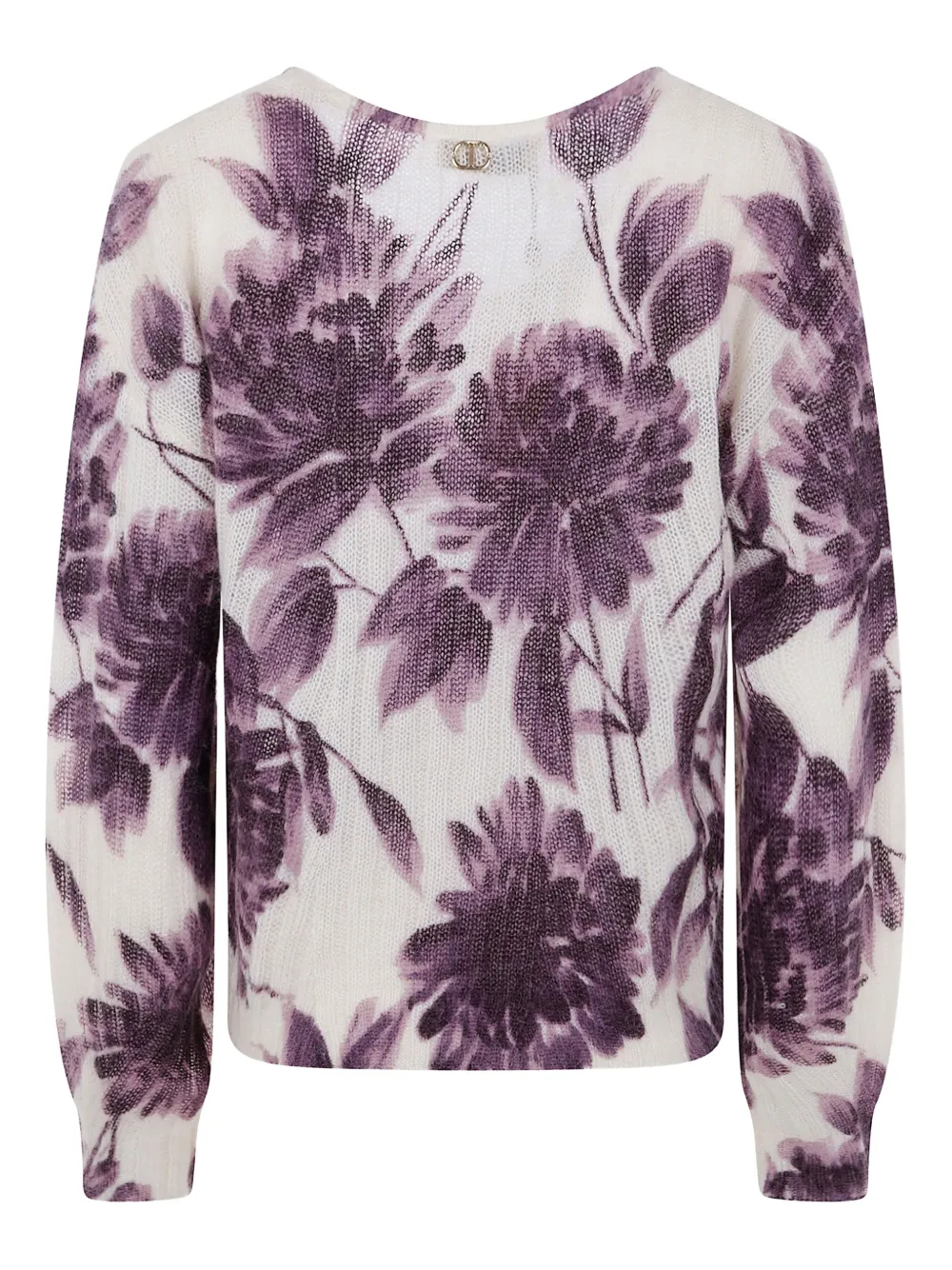 TWINSET floral print sweater Wit