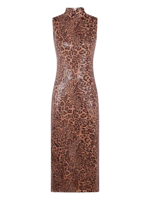 TWINSET animal print sequin dress
