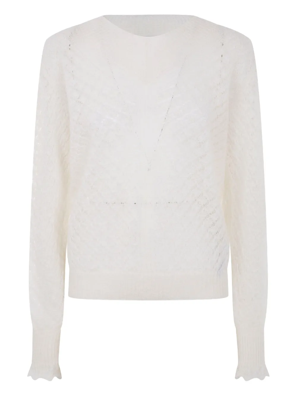 TWINSET open-knit sweater Wit