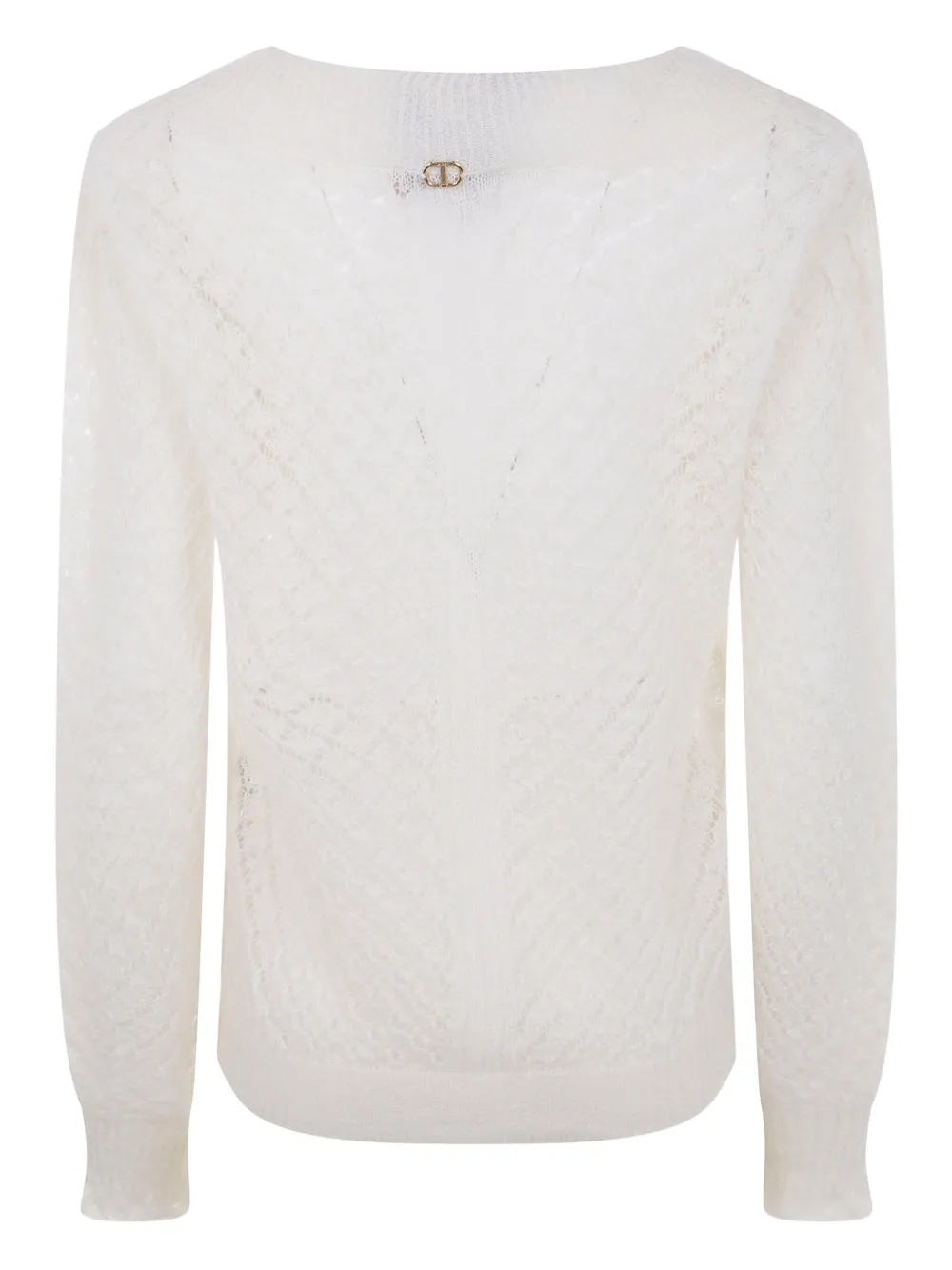 TWINSET open-knit sweater Wit