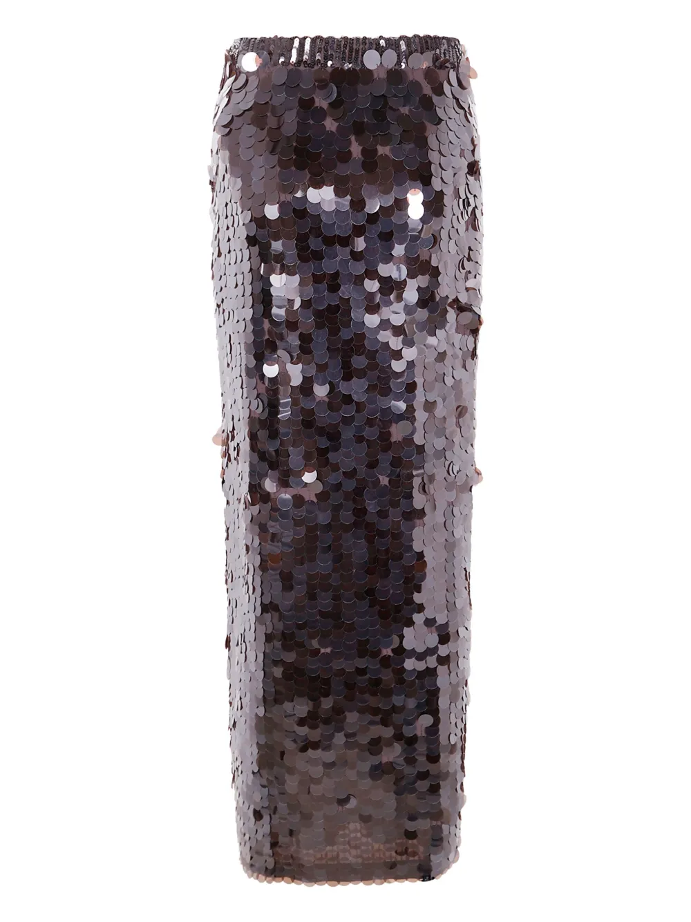 P.A.R.O.S.H. sequin-embellished split skirt Bruin