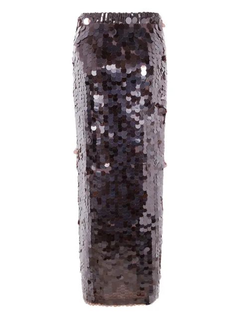 P.A.R.O.S.H. sequin-embellished split skirt