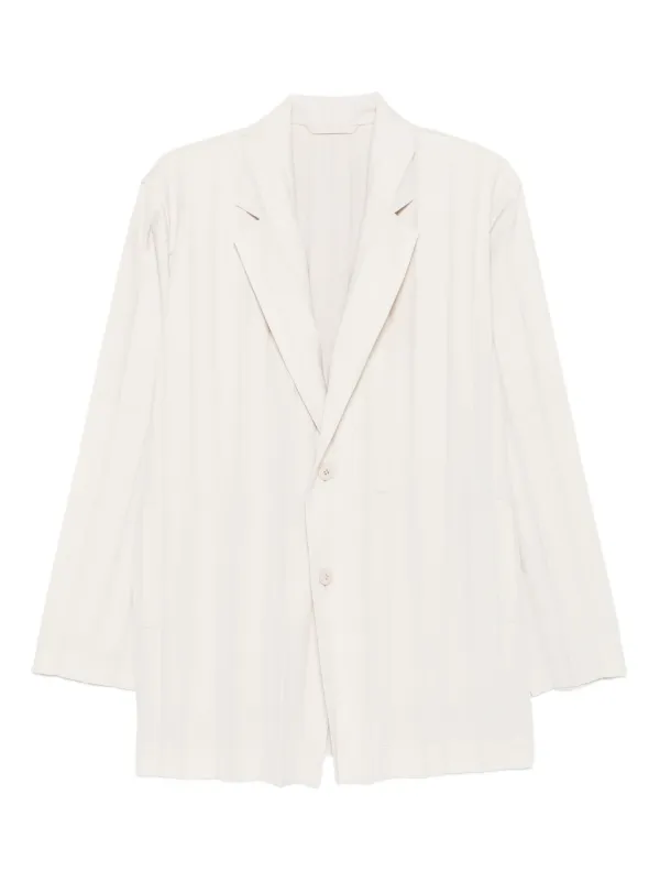 Homme Plissé Issey Miyake ストライプ ジャケット