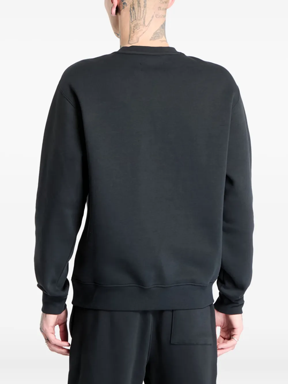 Jordan Brooklyn sweater met ronde hals Zwart