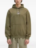 AAPE BY *A BATHING APE® logo-embroidered hoodie - Green