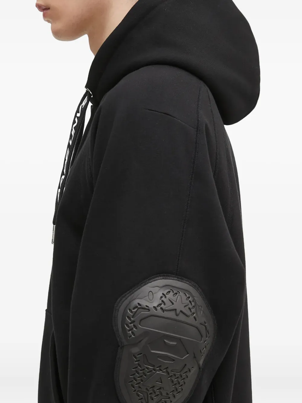 AAPE BY *A BATHING APE Moonface Logo hoodie Zwart