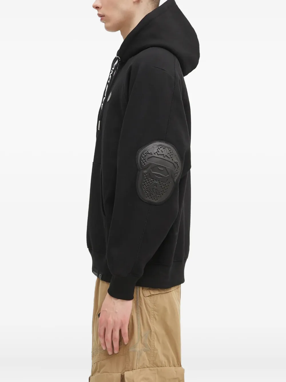 AAPE BY *A BATHING APE Moonface Logo hoodie Zwart