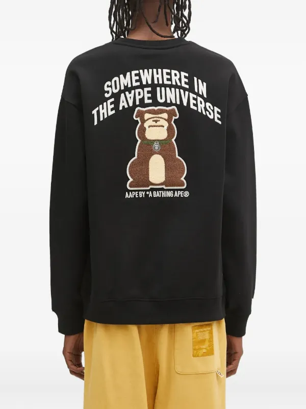 AAPE BY *A BATHING APE® Moletom Aape Aaper | Preto | FARFETCH BR