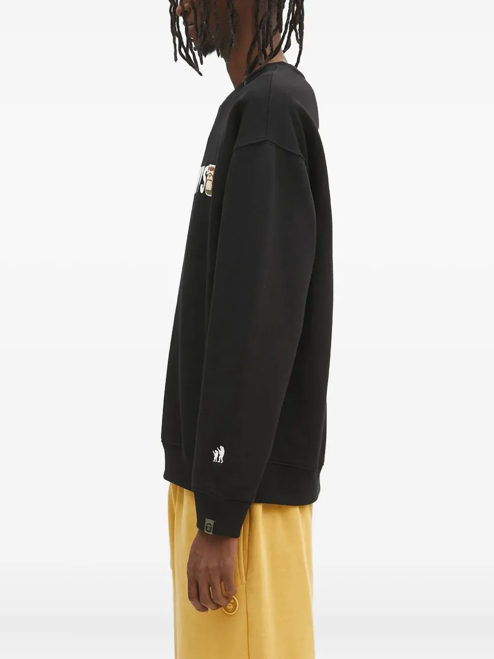 AAPE BY *A BATHING APE Aape Aaper sweater Zwart