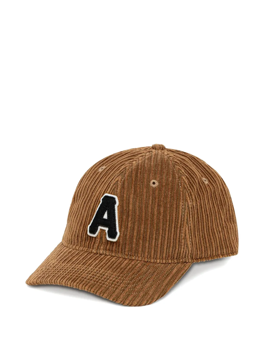 AAPE BY *A BATHING APE® corduroy A-logo cap - Marrone