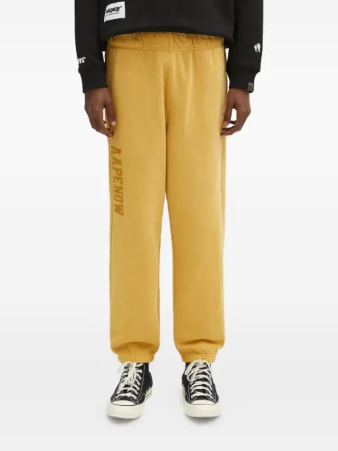 AAPE BY *A BATHING APE® Aape Now-logo track pants