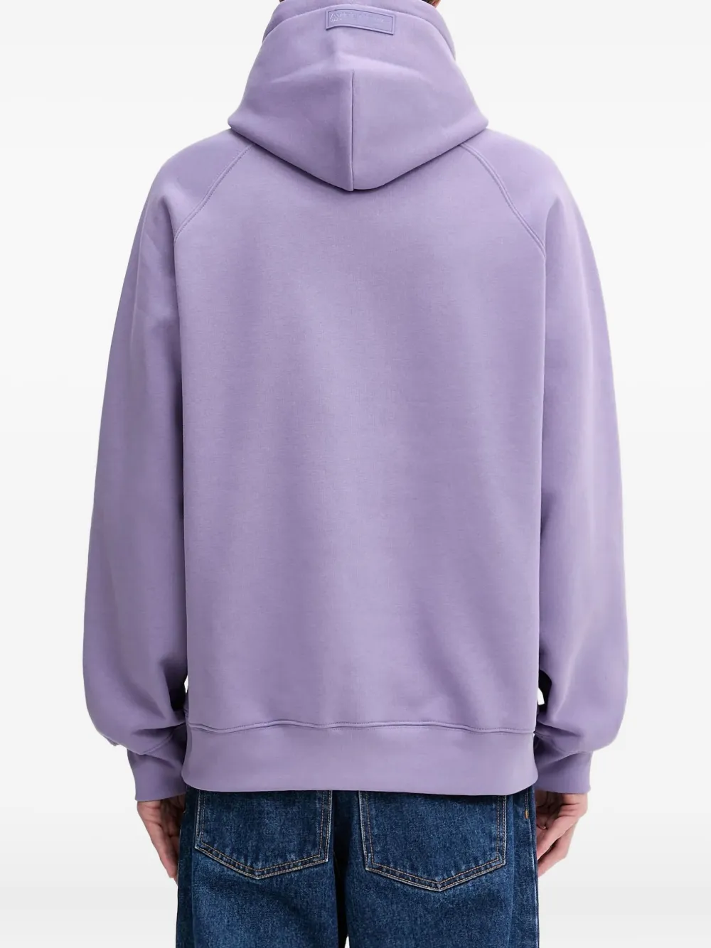 AAPE BY *A BATHING APE Hoodie met opgestikte zak en logodetail Paars