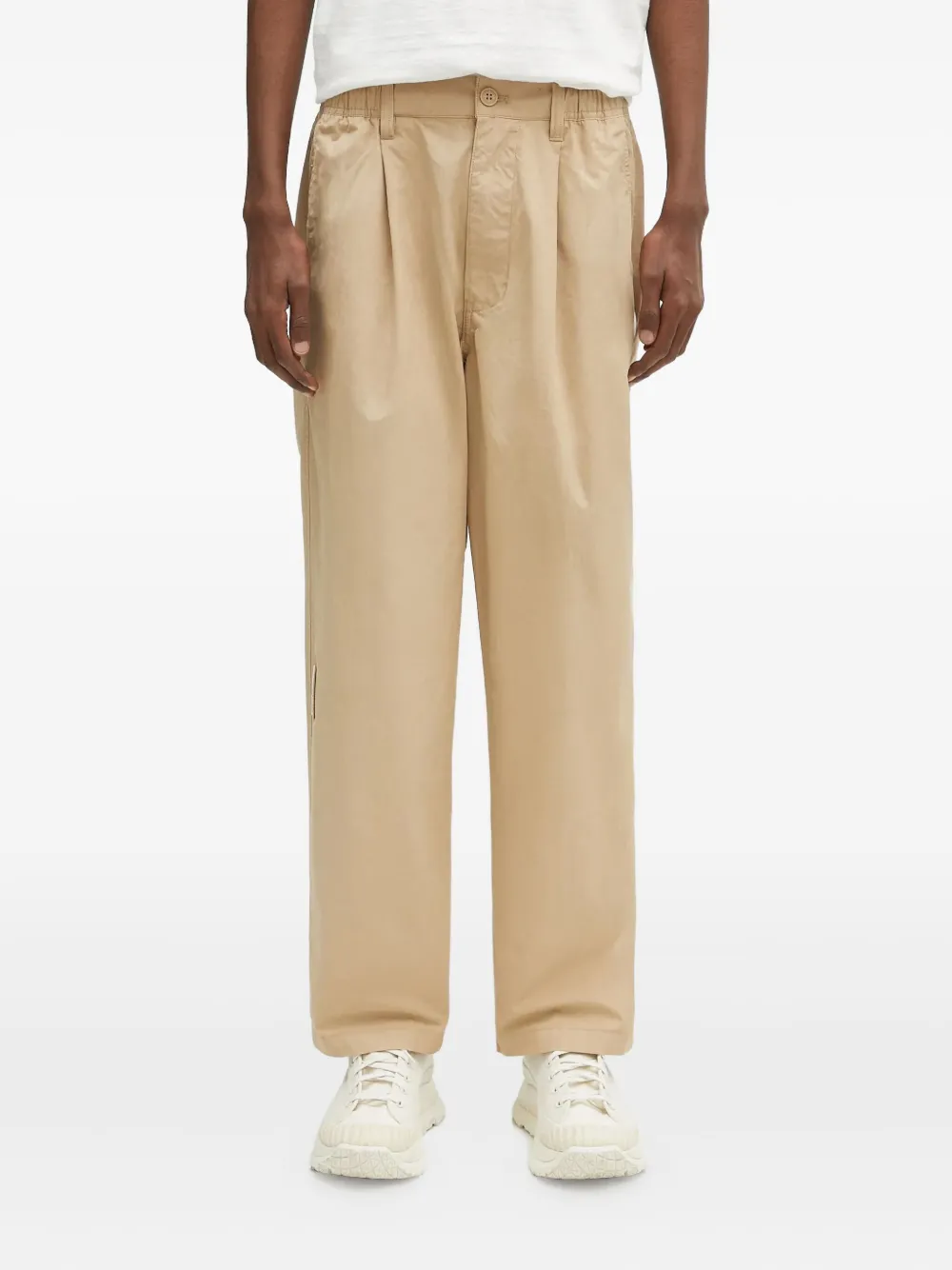 AAPE BY *A BATHING APE AAPE Now geplooide broek Beige