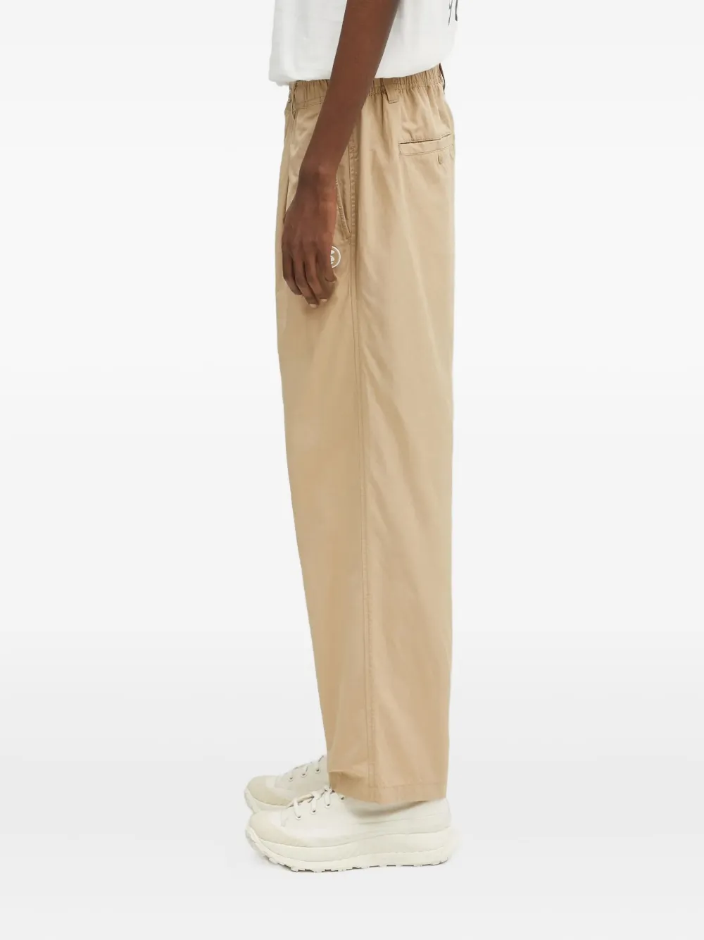 AAPE BY *A BATHING APE AAPE Now geplooide broek Beige