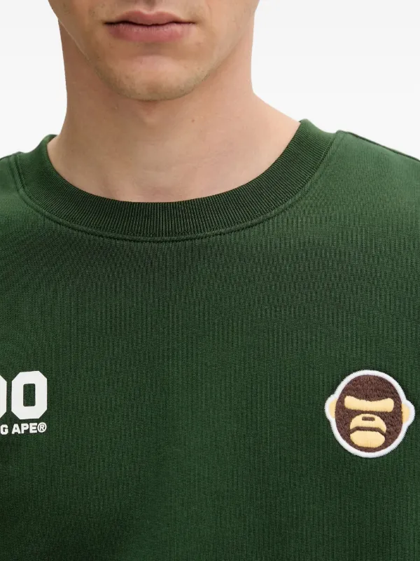 AAPE BY *A BATHING APE® ロゴ スウェットシャツ | グリーン | FARFETCH JP