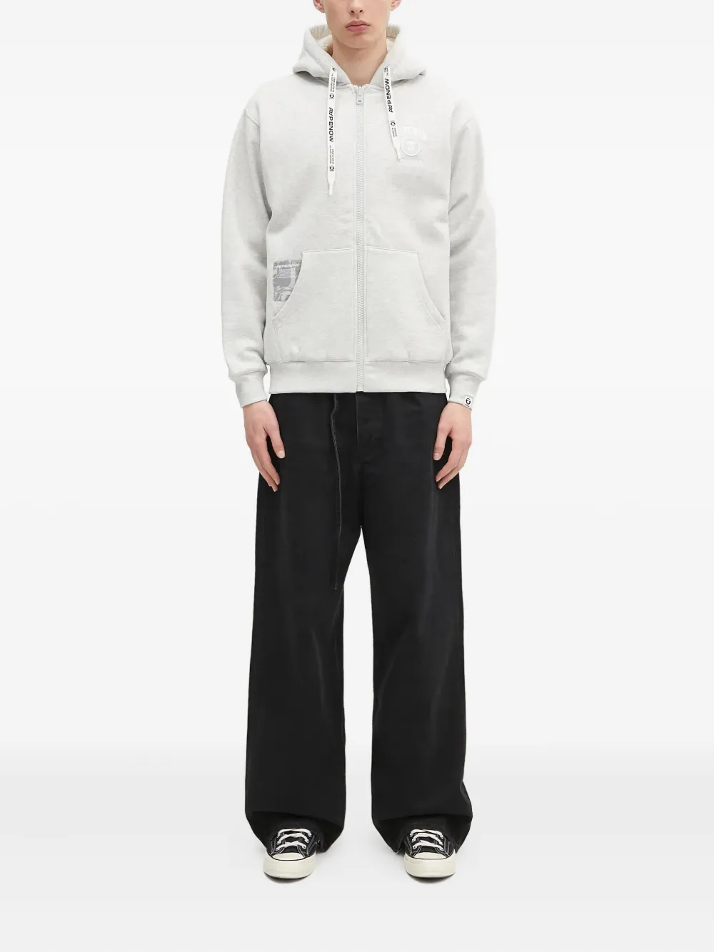 AAPE BY *A BATHING APE® logo-detail zip-up hoodie | Hoodies | Image 2
