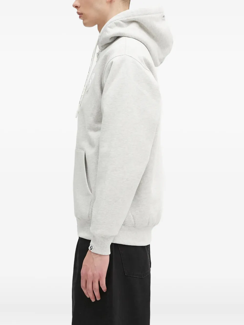 AAPE BY *A BATHING APE Hoodie met logodetail Grijs
