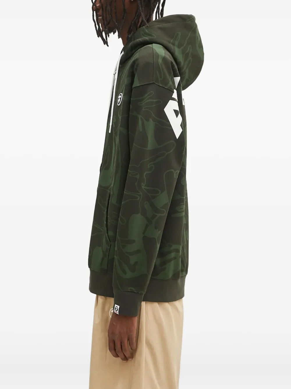 AAPE BY *A BATHING APE Hoodie met camouflageprint Groen