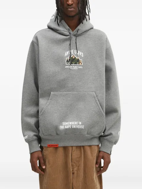 AAPE BY *A BATHING APE® text-print hoodie