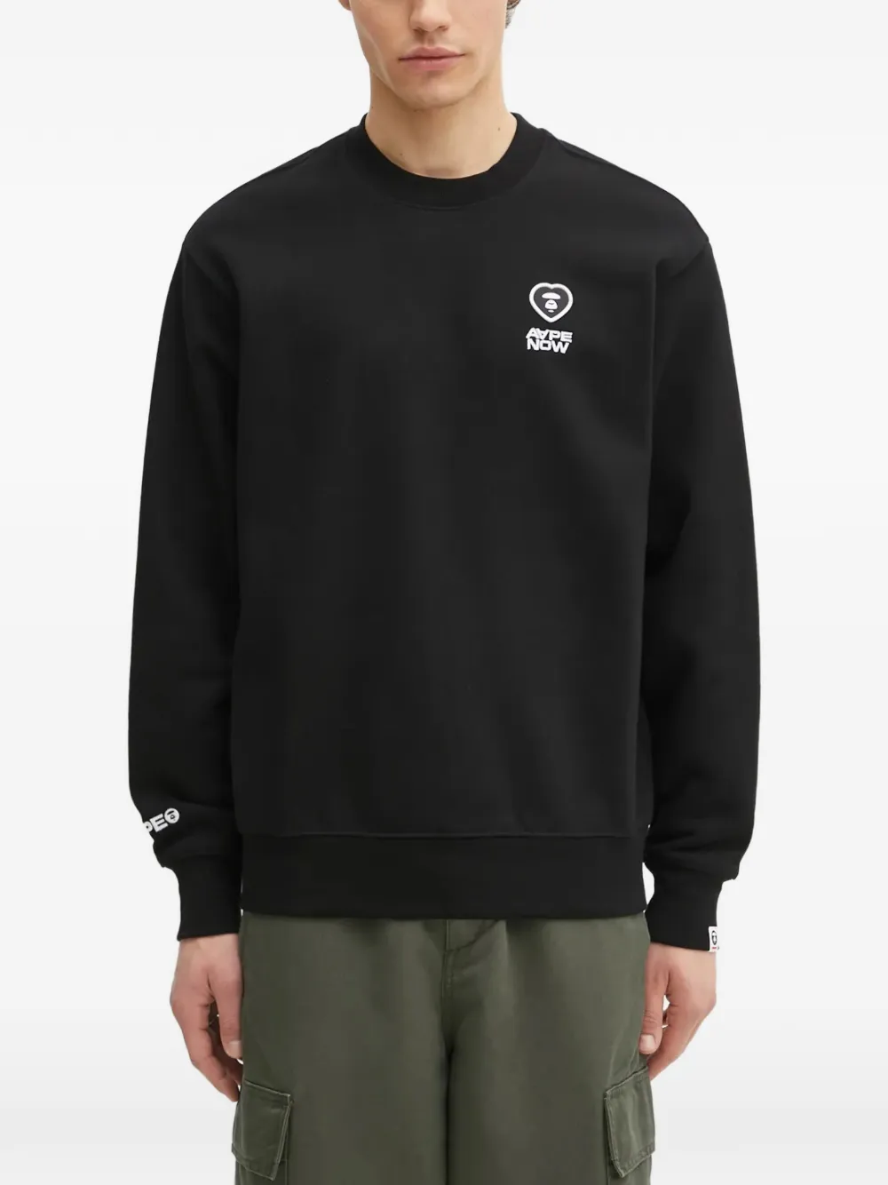 AAPE BY *A BATHING APE® Felpa con logo | nero | Image 1